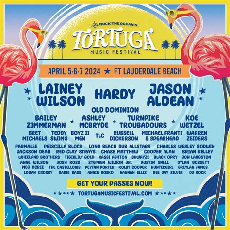 participation lineup for 2024 tortuga music festival|fort lauderdale tortuga music festival.